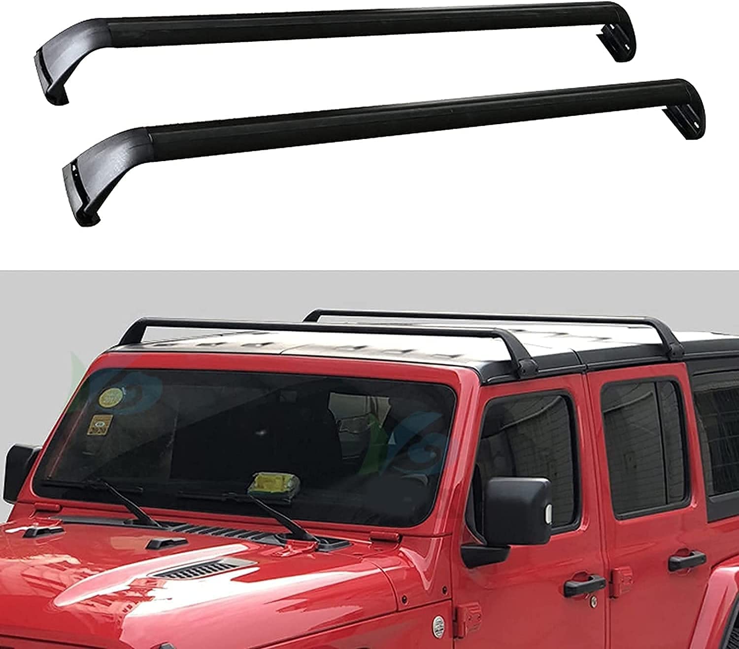 Buy ndbehjf Roof rack rail Car Roof Racks for Jeep Wrangler jl jk 2007