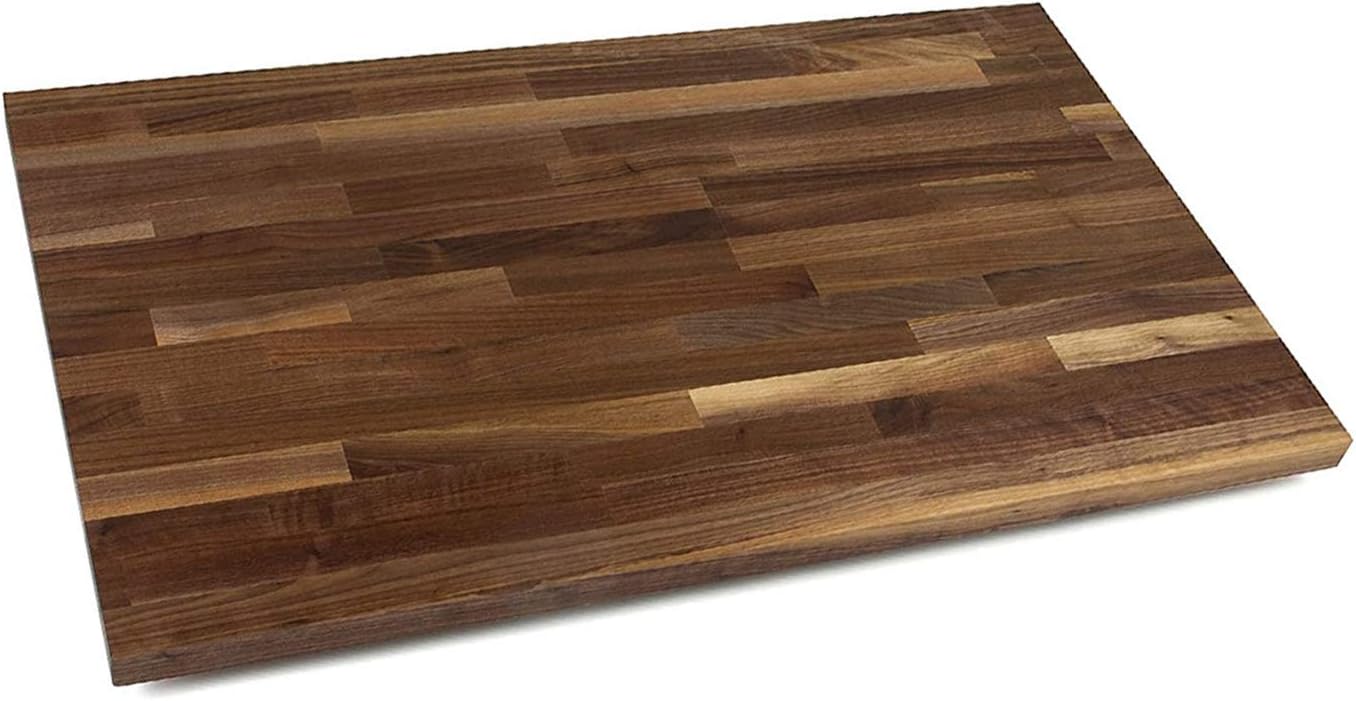 John Boos WALKCT-BL2425-O Blended Walnut Counter Top with Oil Finish, 1.5" Thickness, 24" x 25"