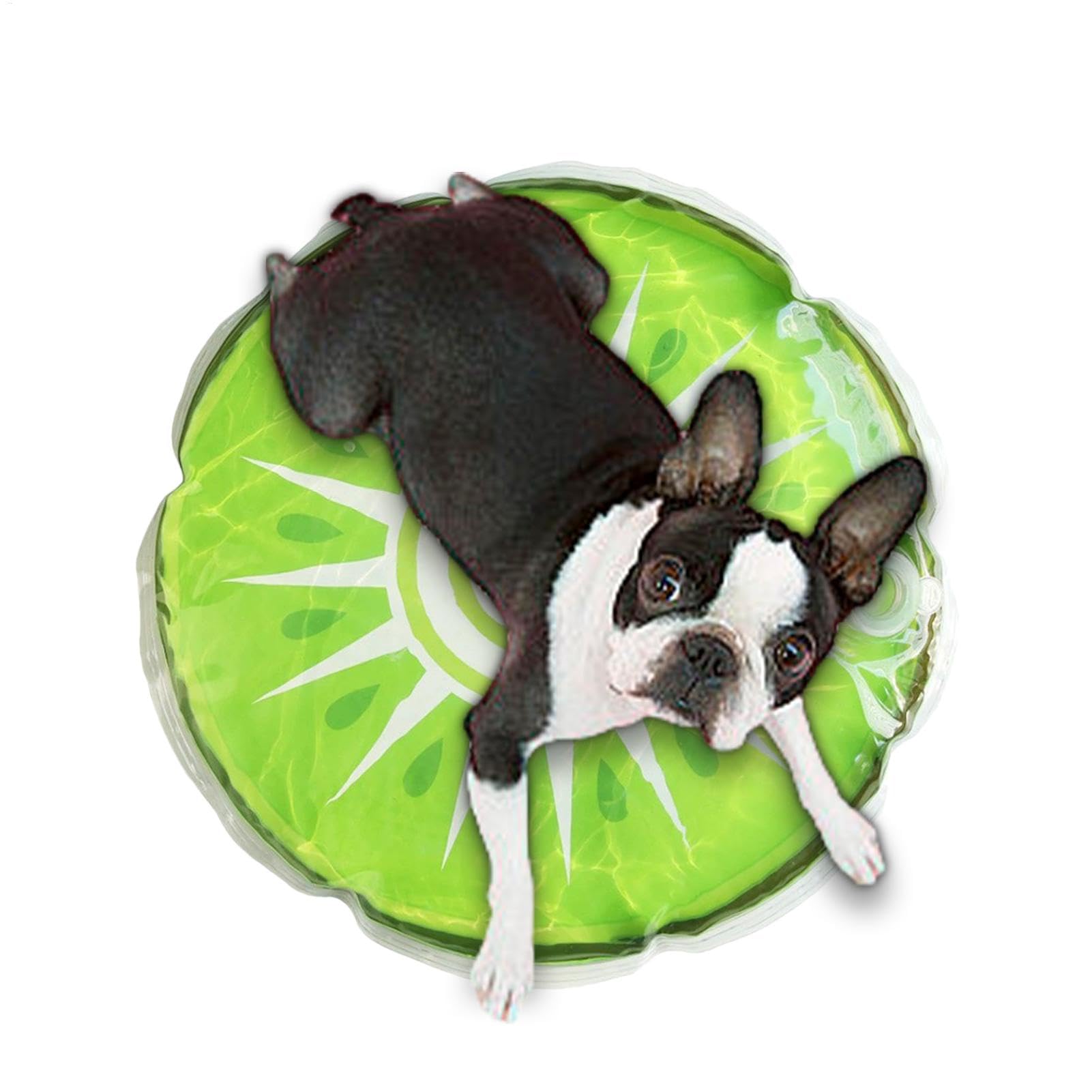 Dog Cooling Mat - Comfortable Water Sensory Pad | Fruit Pattern Travel Round Ice Water Cooling Cushion for Dogs and Cats