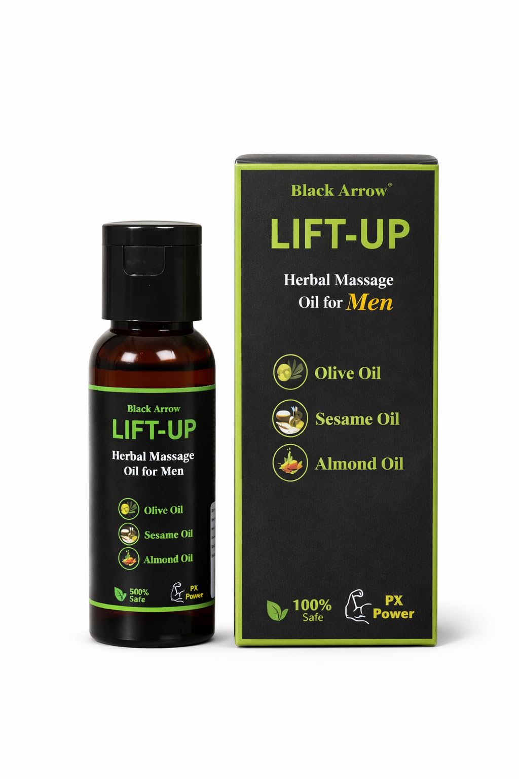 Black Arrow LIFT-UP Oil For Men - 30ml With Pure and Natural Ingredients, No Side Effects.-picture-11