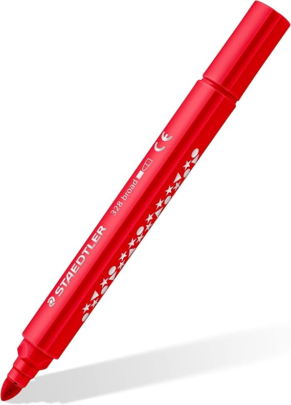 Staedtler 328-B C12 Noris Jumbo Üçgen Keçeli Kalem 3mm