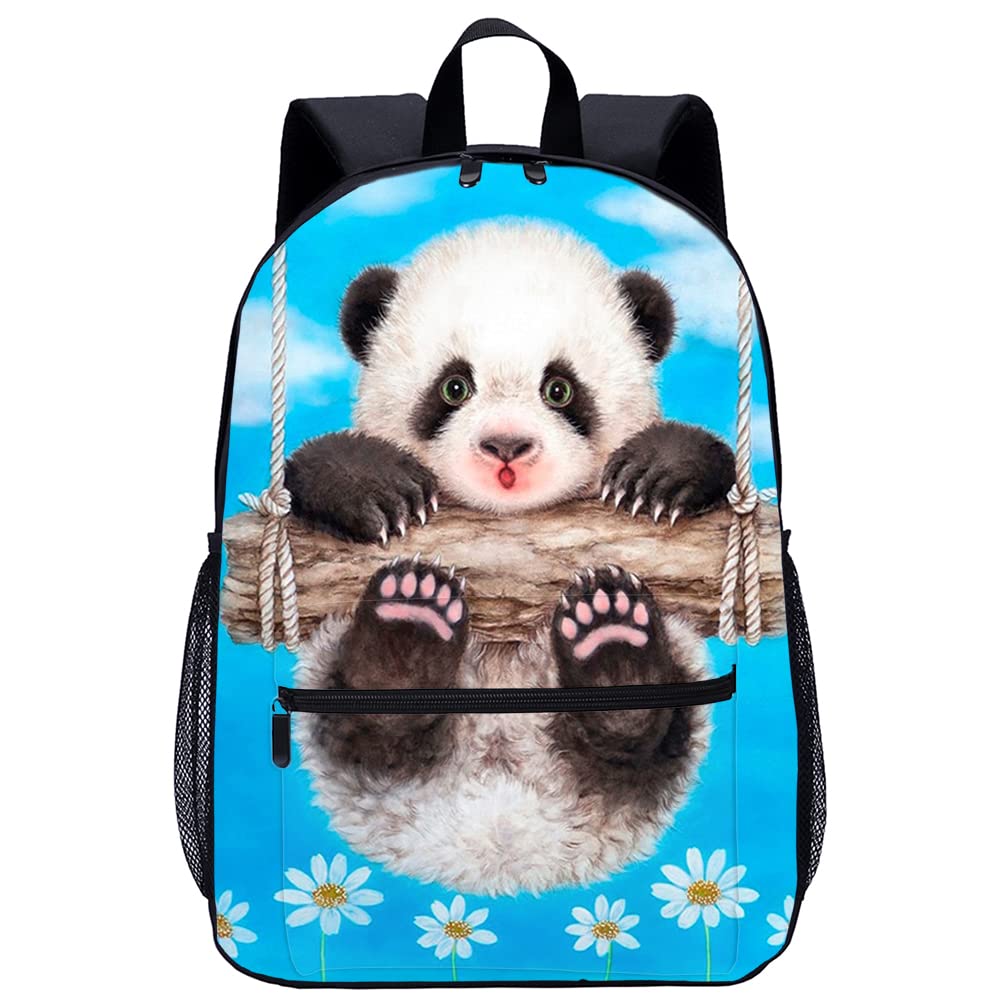 Sac à dos Panda 45x30x15cm pour enfants avec impression 3D personnalisée - 8