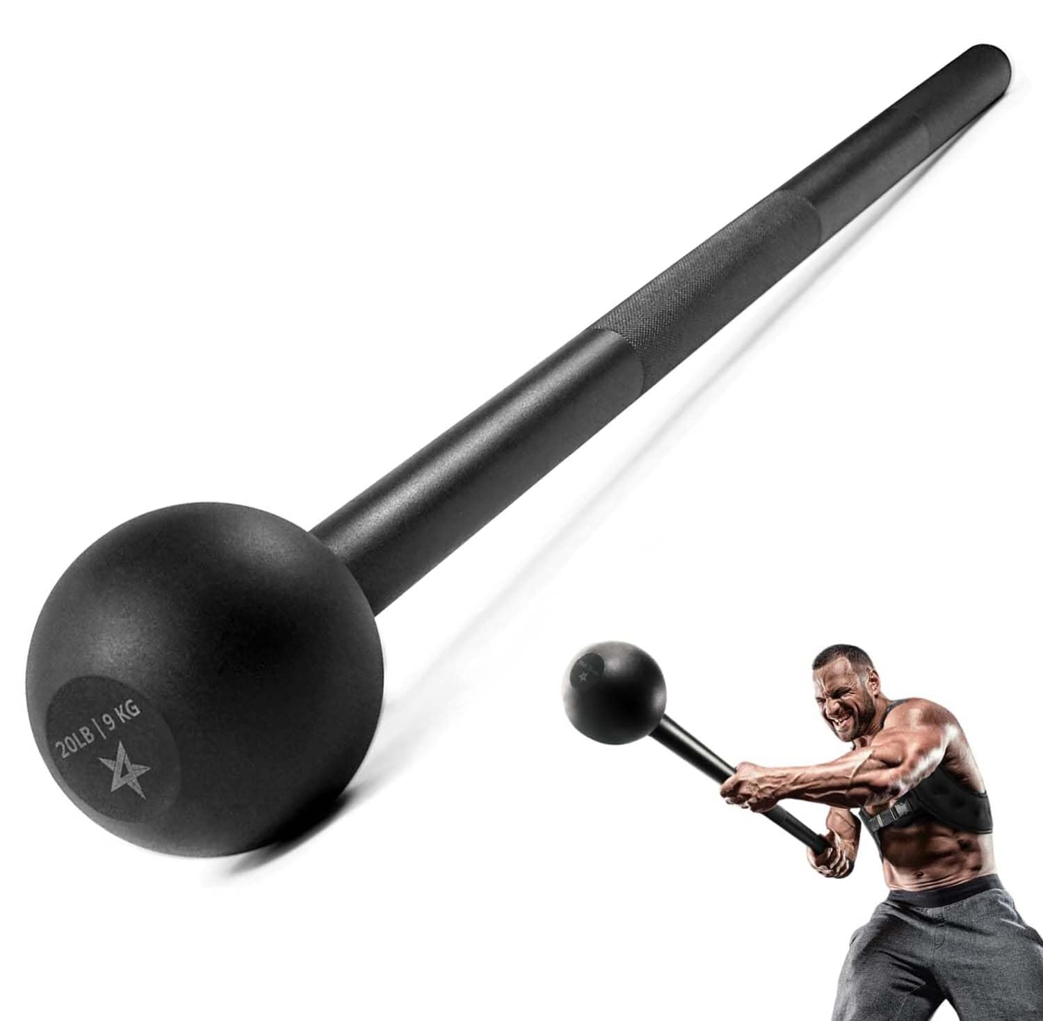 Yes4All U3FD Mace Bell, 9 KG | 20 POUND