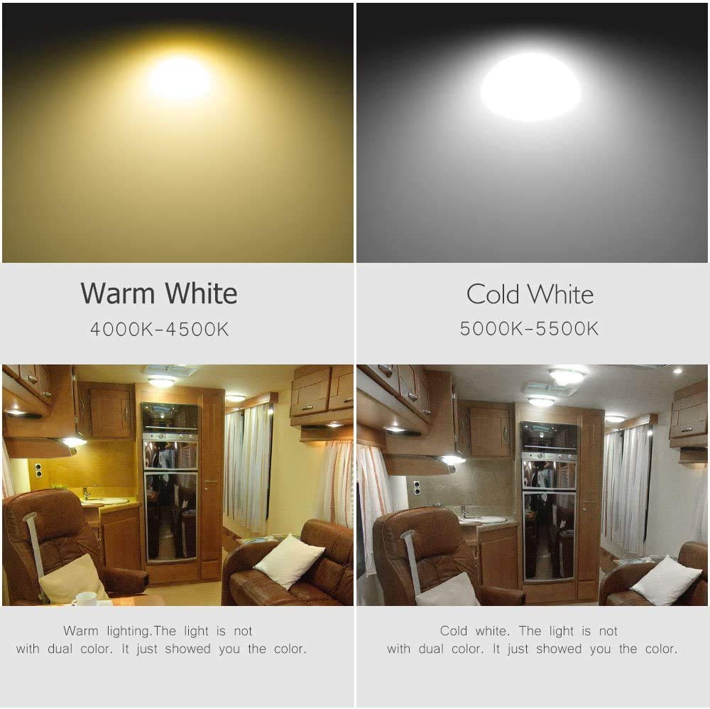Facon - Luci a LED per Camper, 12 V, 12 V, con Interruttore Touch