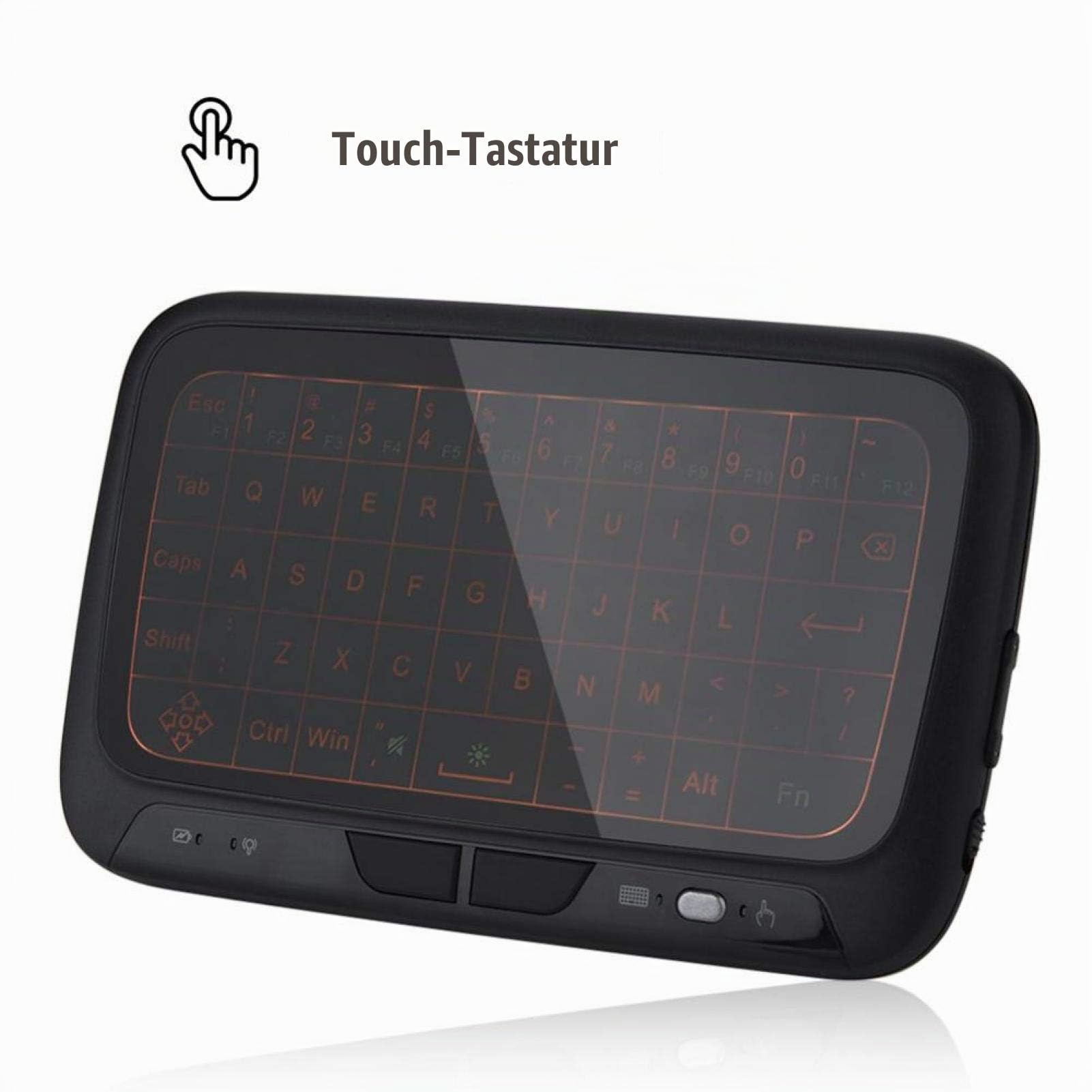 VBESTLIFE Air Mouse Keyboard, 2.4G -Tastatur mit Hintergrundbeleuchtung PC-Tastatur-Fernbedienung für TV-Box PC, PAD, Smart-TV, HTPC, Android-TV-Box