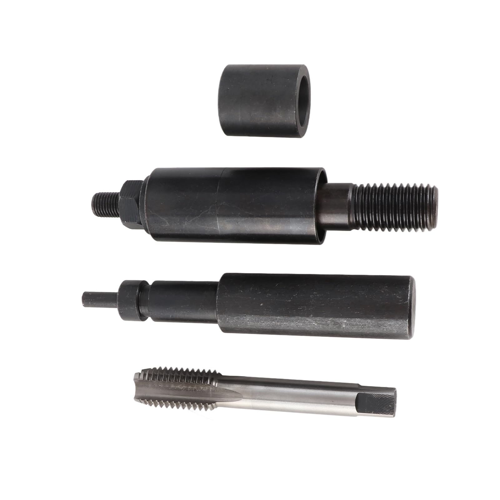 Tbest Kit de Instalación de Removedor de Manga de Inyector, 4 Piezas, Apto para Motores Diésel 6.0L 6.4L 2003-2010 con Grifo Separado y Junta Tórica