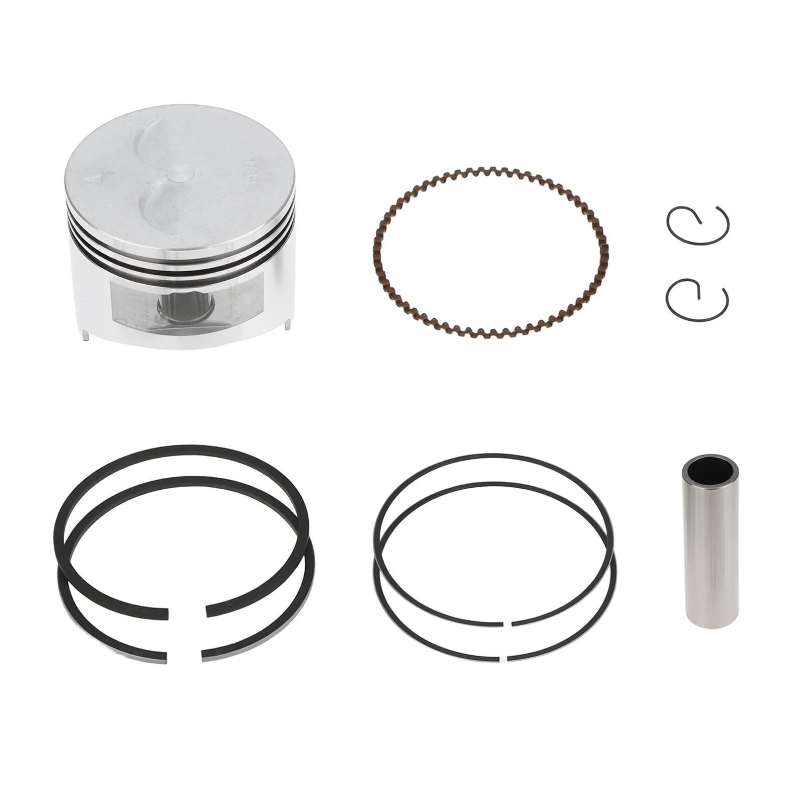YINETTECH 1 Set 73mm Engine Piston Ring Kit 13101-ZE2-010 13101ZE2010 Compatible with Honda GX240 173F 8HP Engine