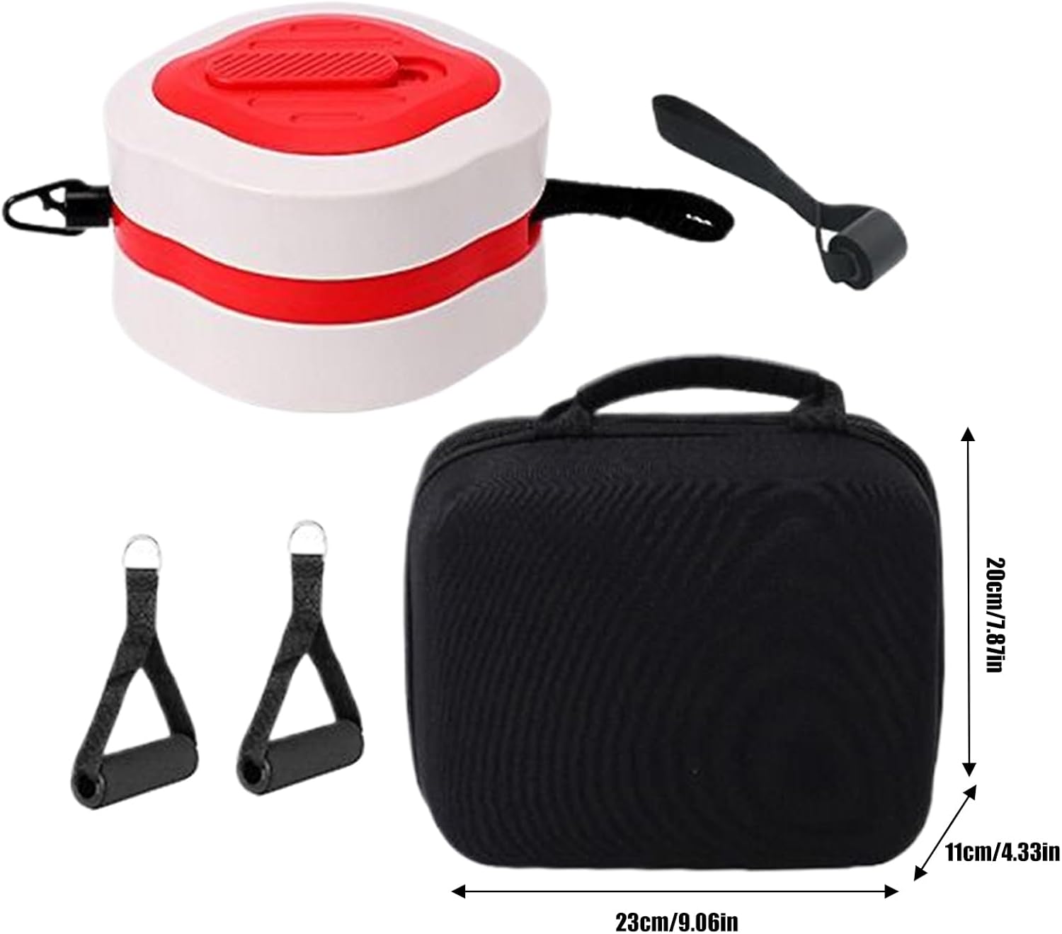 ストレッチバンド ハンドル付き - ストレッチエクササイズバンド - 脚腕手首胸腹部筋トレフィットネス器具ヨガ家庭用ジム