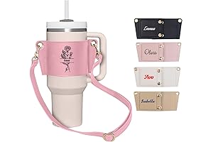 Personalized Water Bottle Holder with Strap, Perfect for Walking