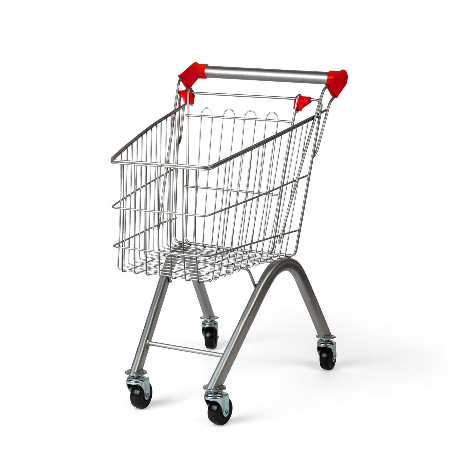Bigjigs Toys Carrello della Spesa per Bambini - Giocattolo Realistico per Giochi di Ruolo al supermercato, Set da Gioco per la Spesa per Giochi di finzione, Regali per Bambini, età Superiore ai 18