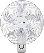 مروحة حائط بدون ريموت كنترول UFN18W من الترا- 18 بوصة، عدد المنافذ: 3، ابيض، 18.0 واط
