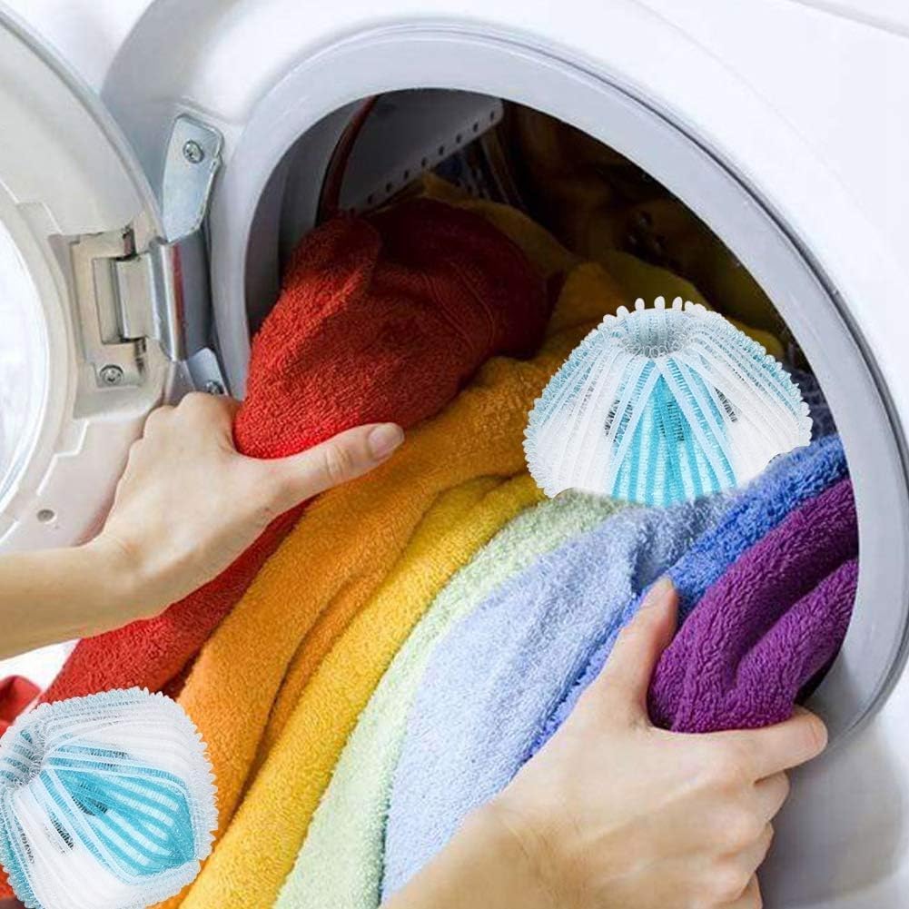 6pcs Pet Hair Remover for Laundry Reusable Lint Remover Washing Balls Washer and Dryer Ball Remove Long Hair from Dogs and Cats on Clothes in The Washing Machine, Washing Machine Hair Catcher