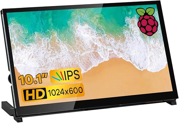 lafvin 10.1 inch ips lcd touch screen display panel 1024 x 600 capacitive screen hdmi monitor for raspberry pi jetson nano bb black windows 10 8 7
