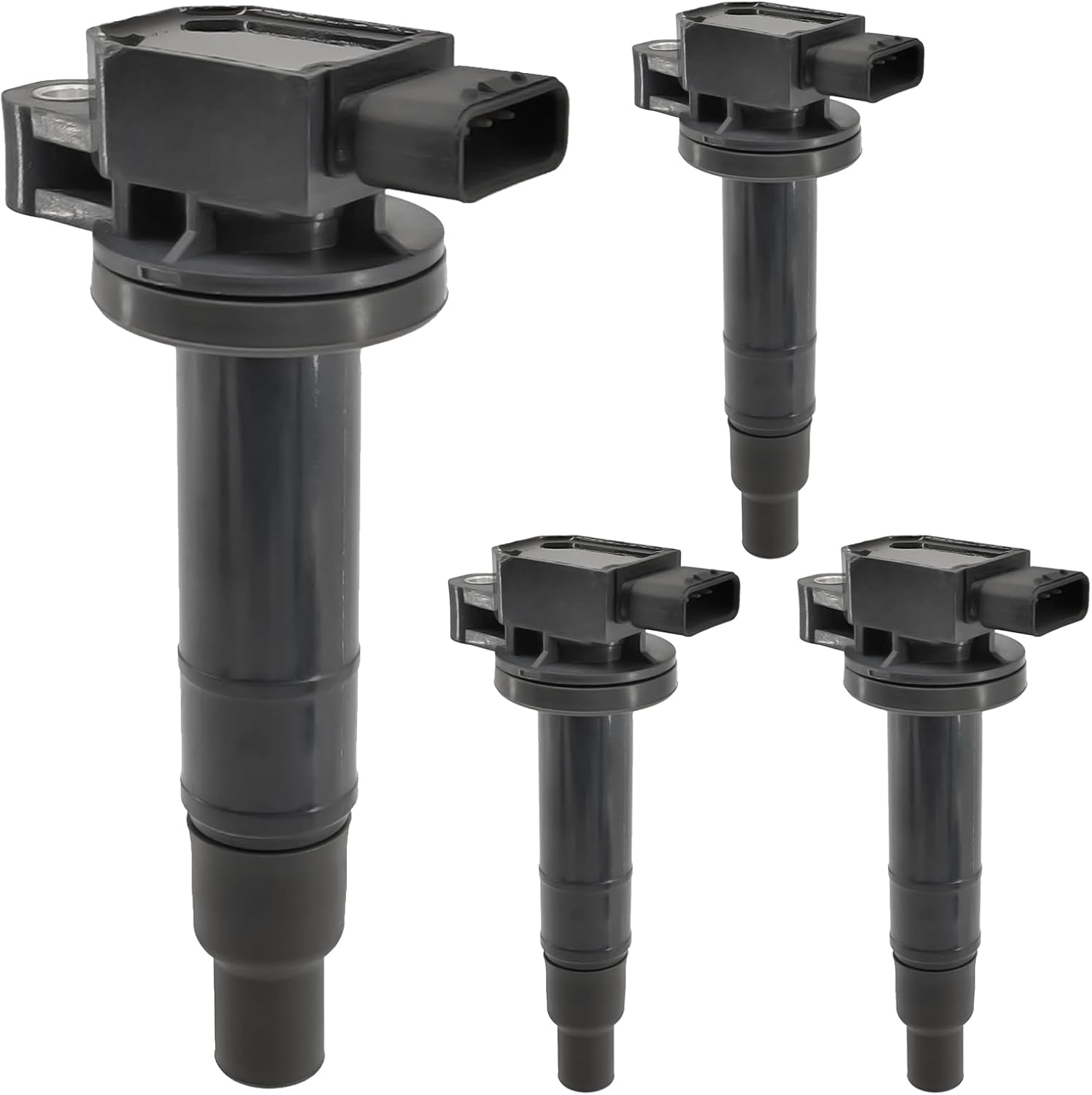 Ignition Coil Packs Set of 4 Compatible with 1.5 L4 Toyota Prius C Yaris Echo, Scion xB xA, 2001 2002 2003 2004 2005 2006 2007 2008 2009 2010 2011 2012 2013 2014 2015 2016 2017 2018, UF316