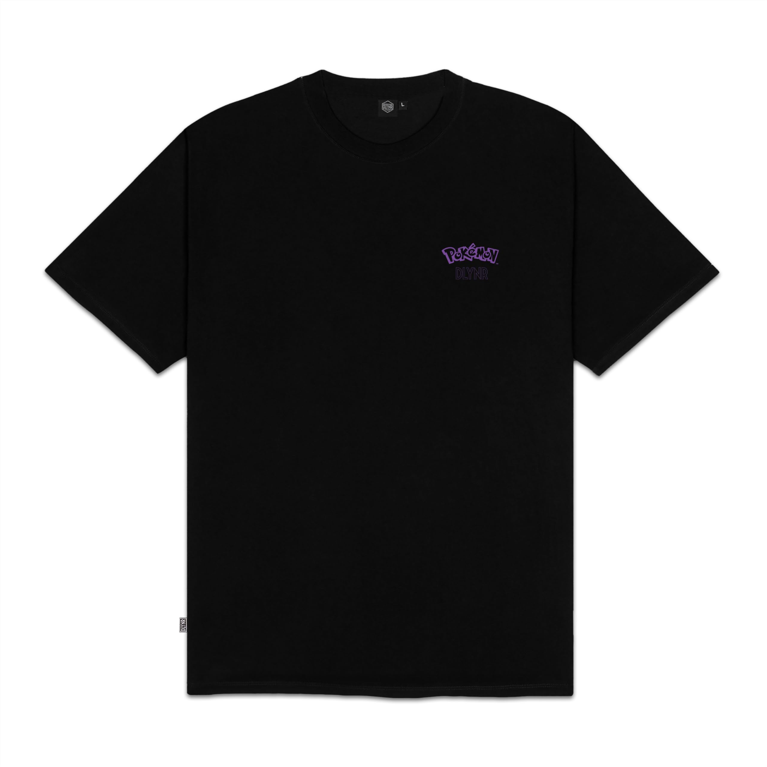 Dolly Noire Pokémon Camiseta Gastly Evolution, negra, unisex, camiseta 100% algodón, colección oficial