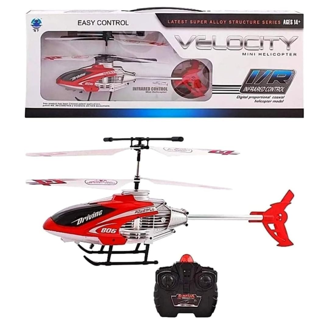 Star Store Speed Outdoor Flying FR Velocity Helicopter | Remote Control Flying with 6 Month Warranty | Unbreakable Blades | Chargeable | Best Toy for Kids Super Design High Speed - Red/Blue (B0DFPPYT8N) Amazon Price History, Amazon Price Tracker