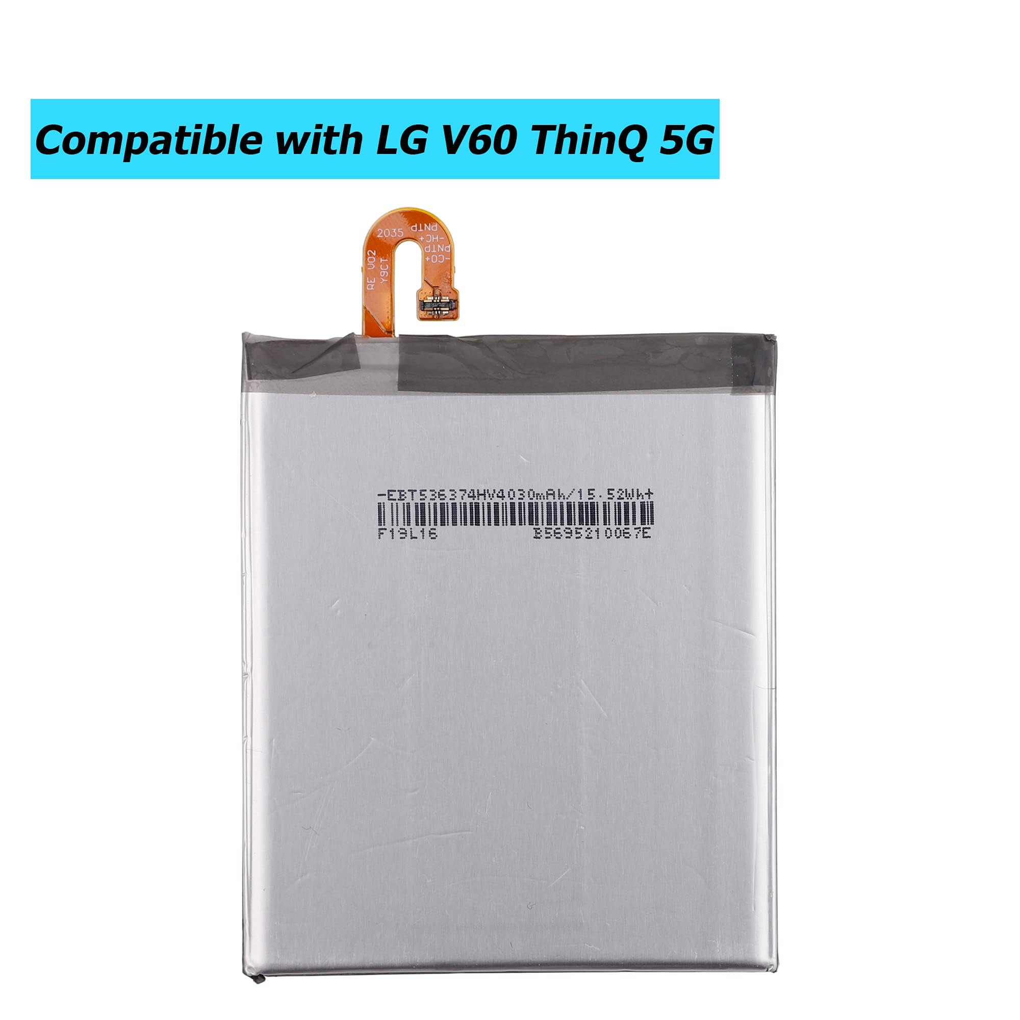 BL-T46 5000mAh For LG V60 ThinQ 5G Li-Polymer Battery Replacement