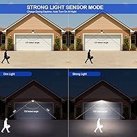 Vista 2 de Luz solar al aire libre, luz de inducción automática para microondas, sin cableado IP65, luz de pared impermeable, funciona con energía solar