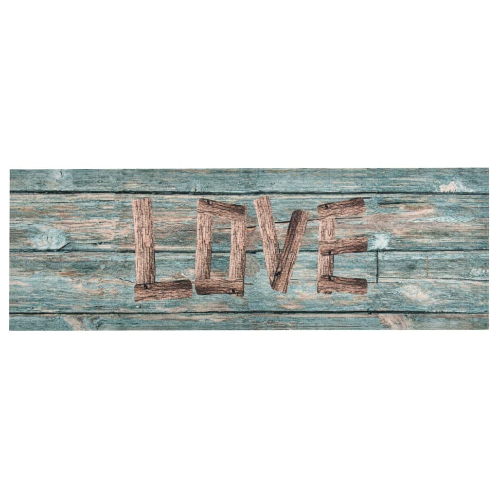 Tapis de cuisine long pour couloir et entrée design Love 60 x 300 cm