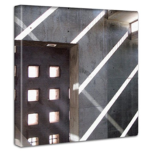 建物 光 アートパネル 30cm × 30cm 日本製 ポスター おしゃれ インテリア 模様替え リビング 内装 コンクリート 写真 風景 ファブリックパネル pho-0028