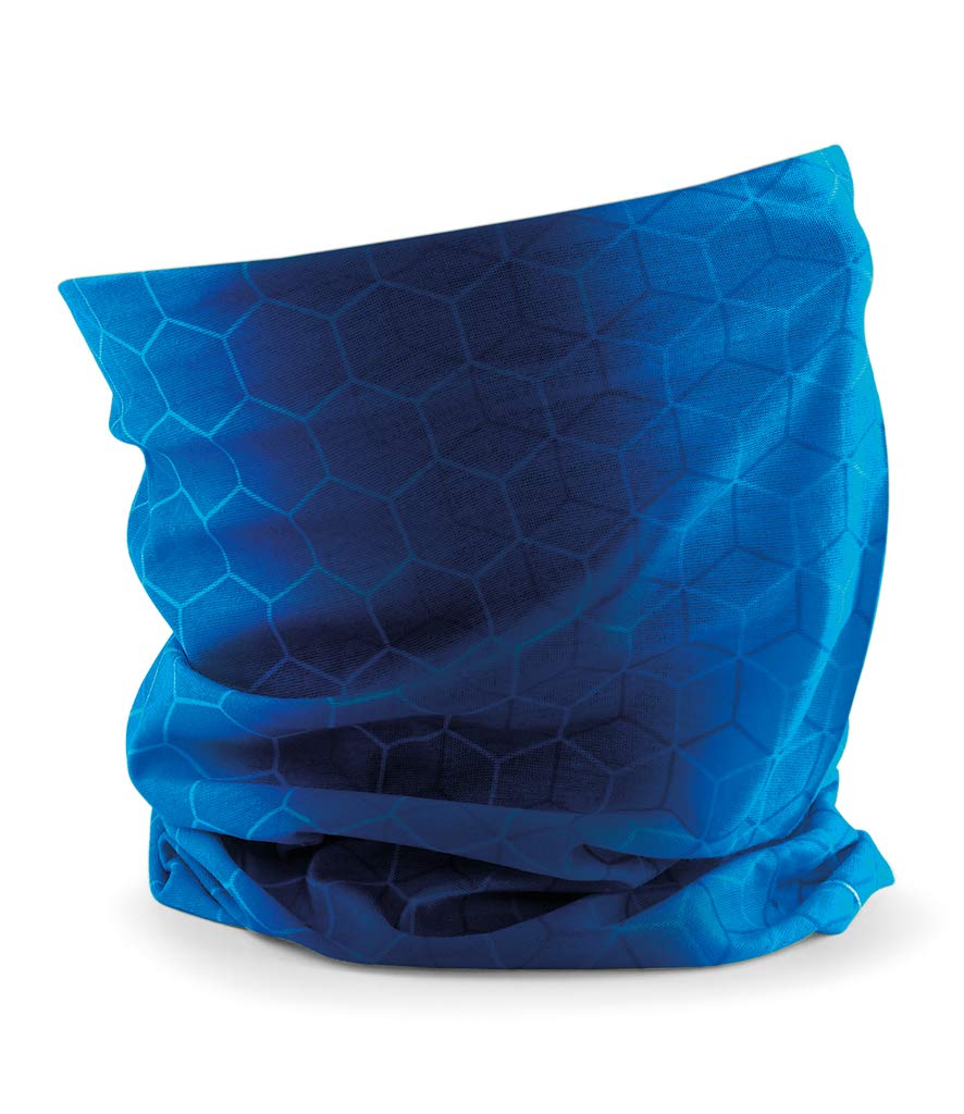 Asvp Shop Men's Geometric Blue Headband Bandana Outdoors Headwear Scarf Bandanna Wide Headband Headwrap Balaclava Tube Mask Multifunctional Headwear
