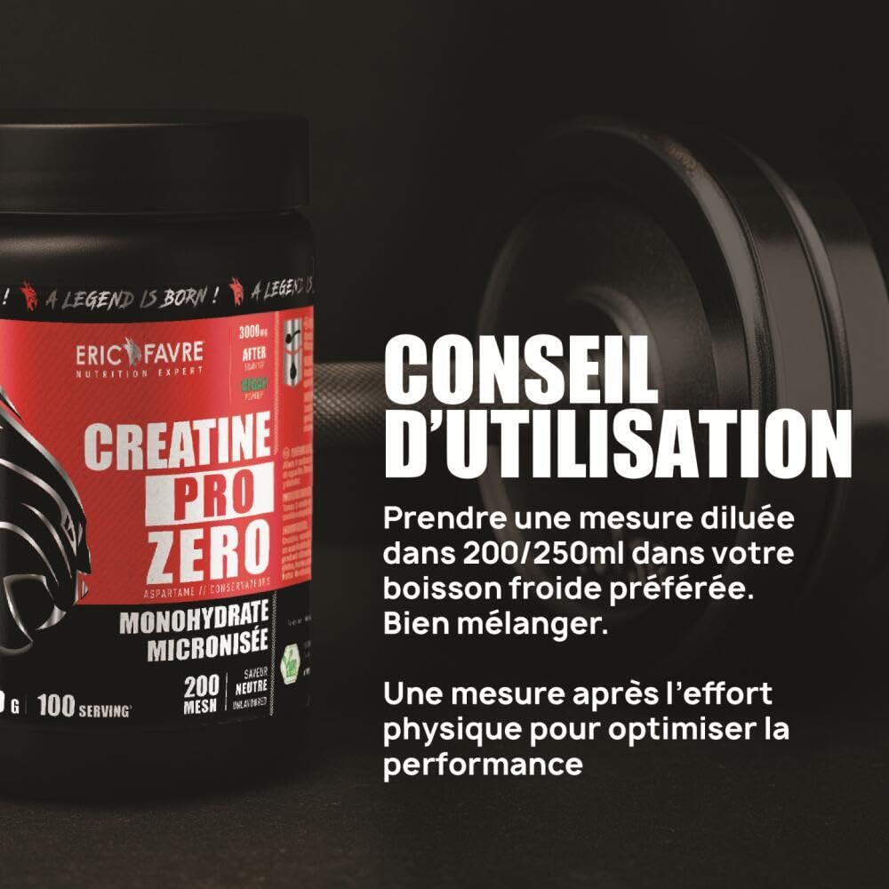 Pack Whey & Créatine – Whey Optimax 500g + Créatine Monohydrate Micronisée – Protéines 74% + Créatine Pure – Avant & Après Entraînement – Musculation & Performance - Eric Favre