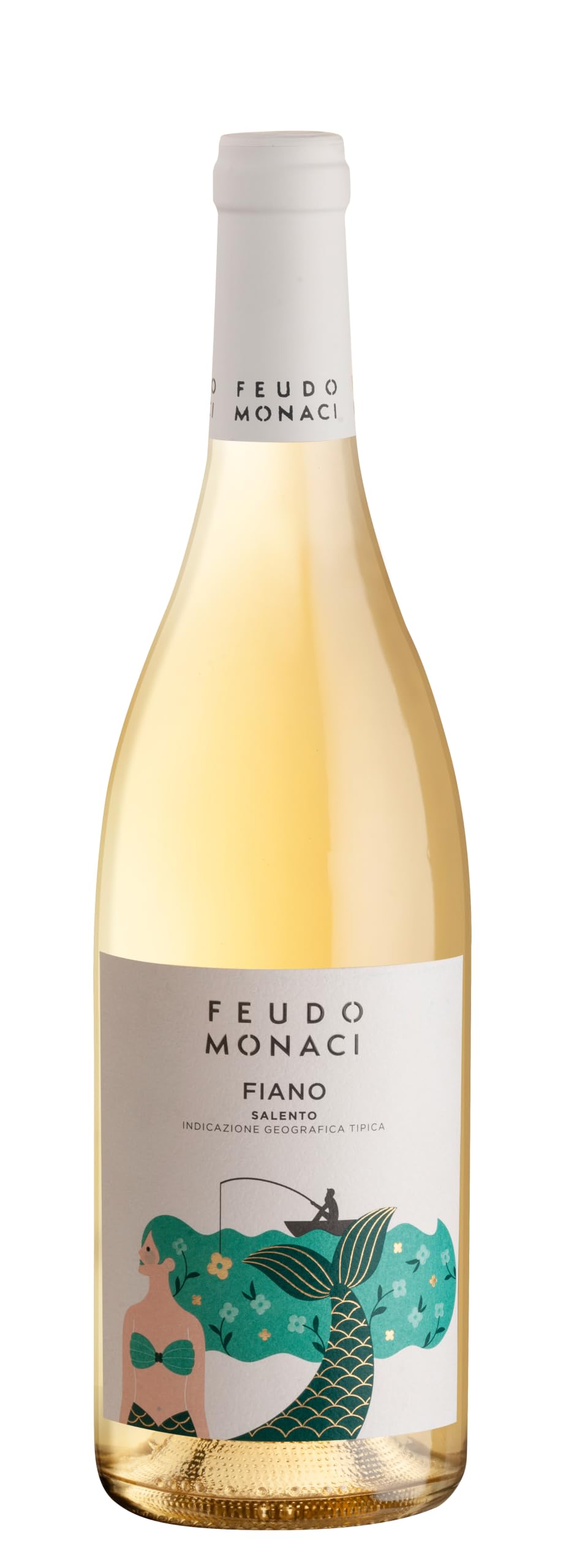Feudo Monaci Fiano Salento IGT - Vino Bianco Fermo, 6 bottiglie
