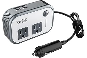 FOVAL 200W Car Camping Accessories Inverter: Power Your Adventures