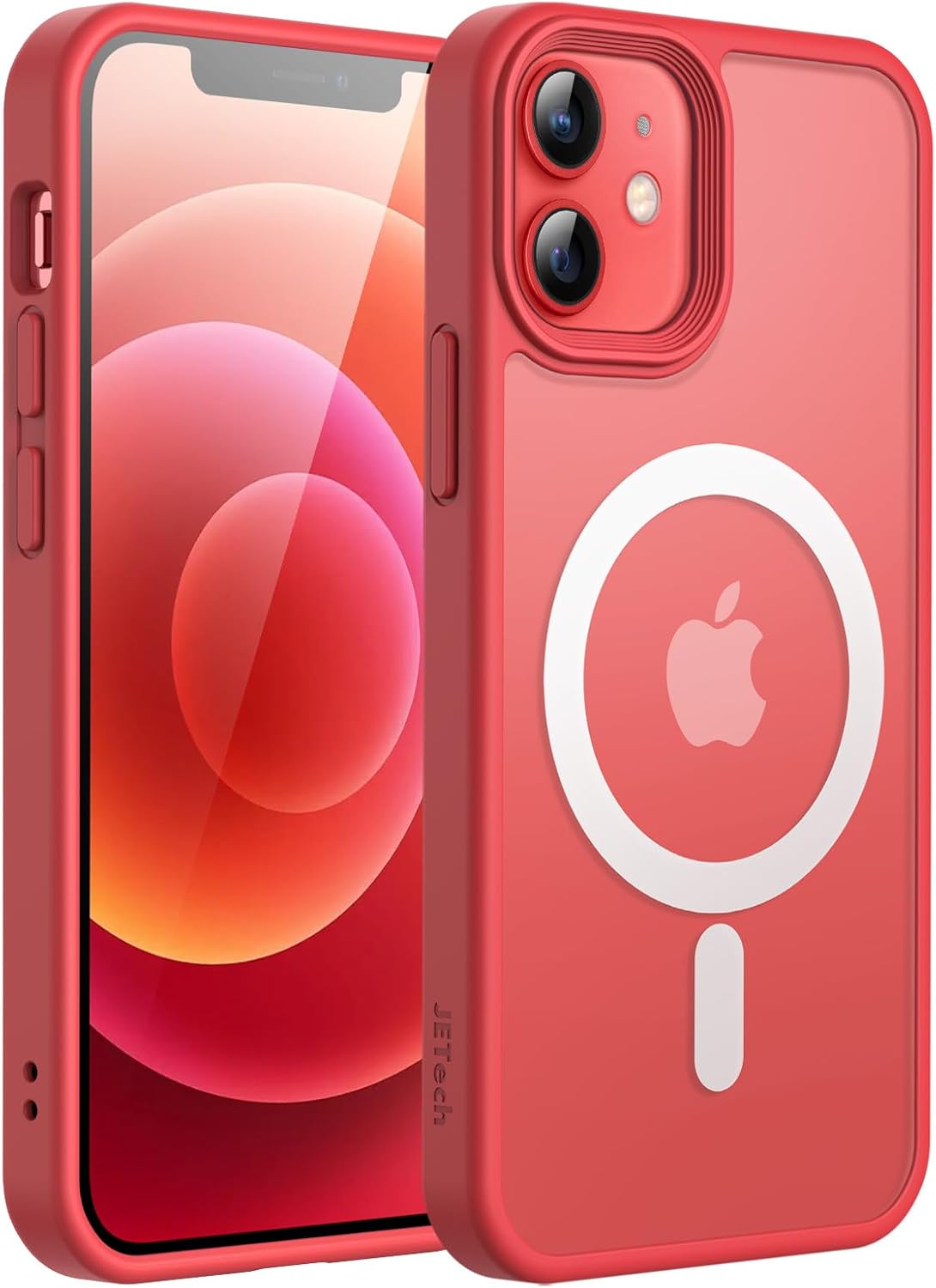 JETech Magnetic Case for iPhone 12/12 Pro 6.1-Inch Compatible with MagSafe, Translucent Matte Back S… JETech Magnetic Case for iPhone 12/12 Pro 6.1-Inch Compatible with MagSafe, Translucent Matte Back S…