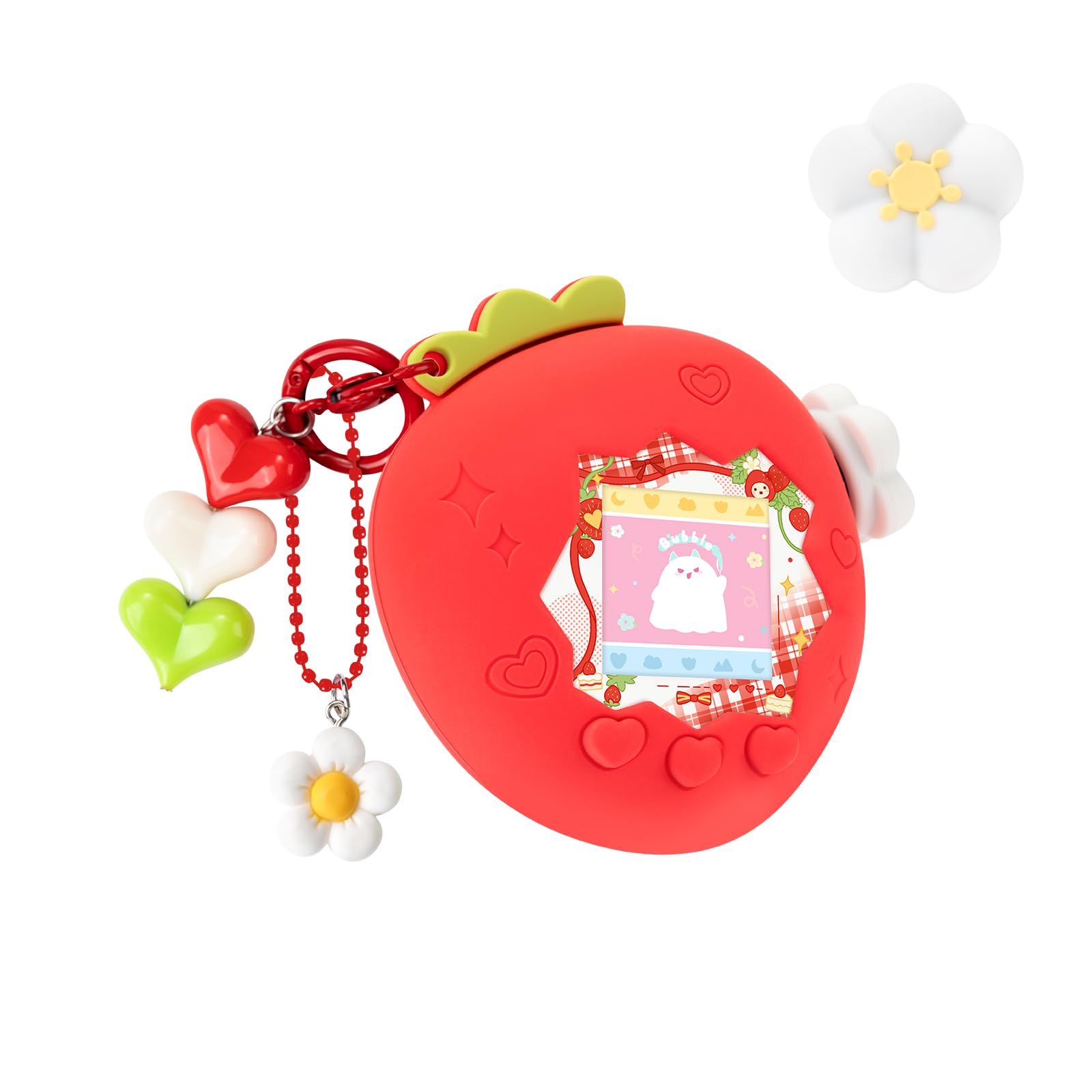 Amazon.com: BUBBLELOGUS Strawberry Bubble Protective Case for