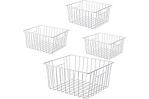 Freezer Wire Baskets: Upright Fridge and Freezer Organization Solution
