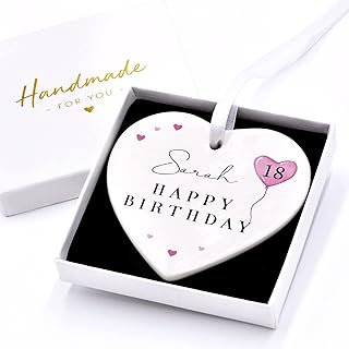 Beecreative 13th 16th 18th Birthday Gifts for Her, Daughter 21st Birthday, 40th 50th Birthday Gifts For Women, 18th Birthday Keepsake, Gifts for 18 Year Old Girls With Gift Box