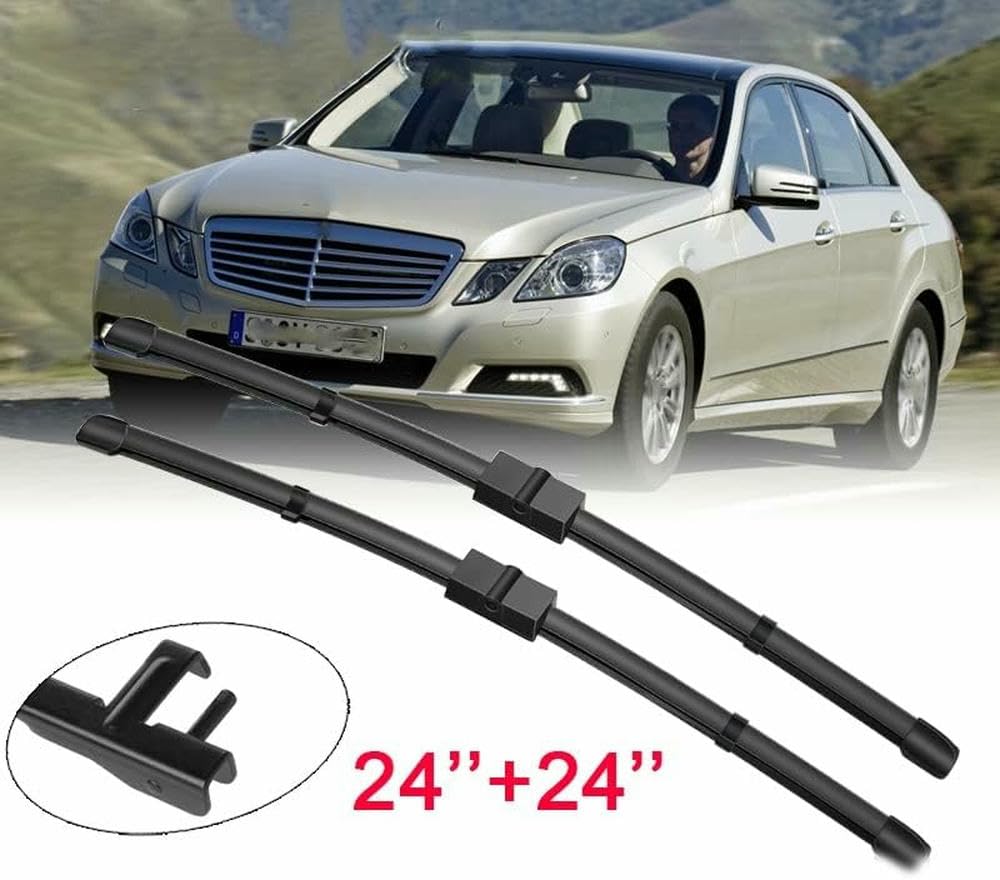 ZHUNDU 24+24 pióra wycieraczek do przedniej szyby samochodu Mercedes-Benz Klasy E W212 2010 2011 2012 2013 2014 Akcesoria Wycieraczki szyby przedniej