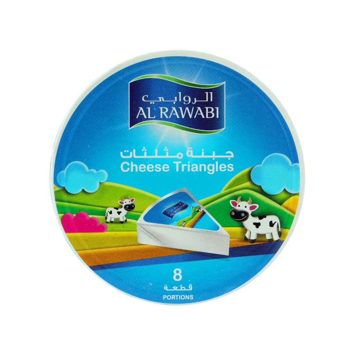 Al Rawabi Fresh Triangle Cheese U.A.E, 120 gm (Pack Of 8)