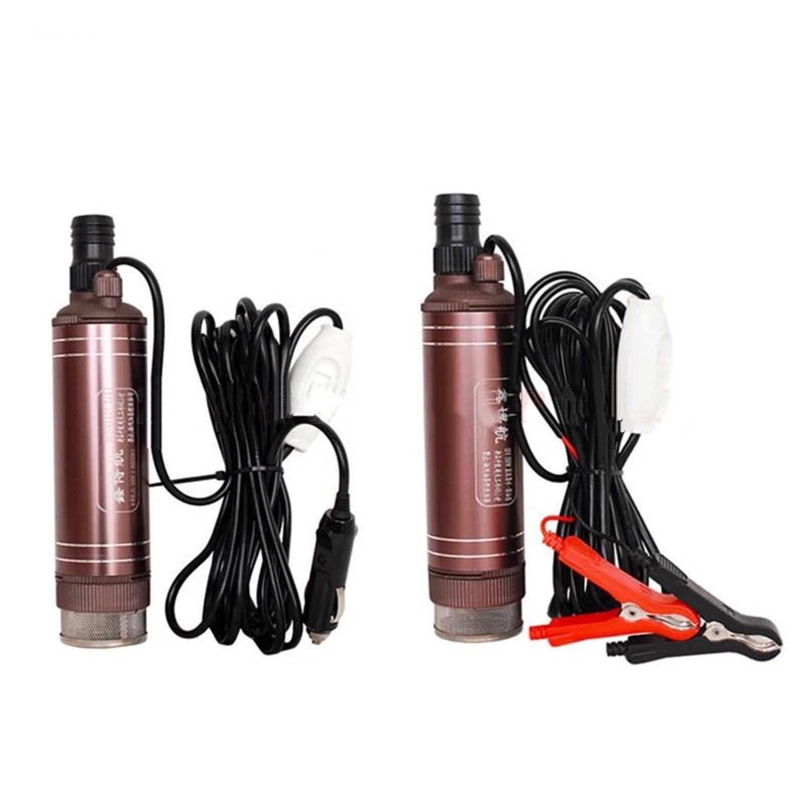 Carburante Pompa Pompa elettrica sommergibile 12V / 24V per il pompaggio della pompa di aspirazione delle acque reflue del carburante diesel Pompa carburante elettrica(12V Clip)