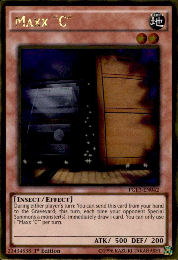 Amazon.com: YU-GI-OH! - Maxx C (PGL3-EN042) - Premium Gold: Infinite Gold -  1st Edition