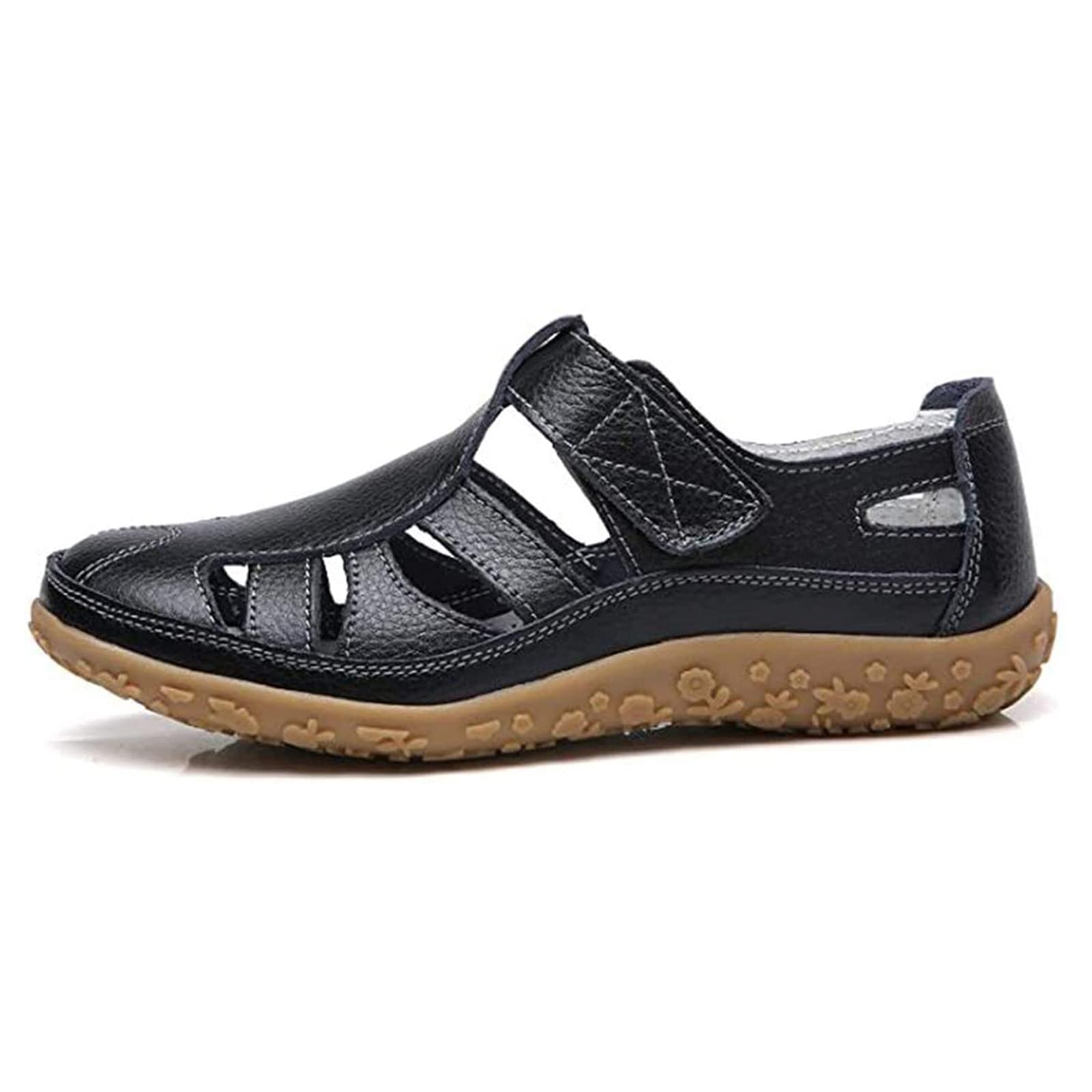 ZLZNX Sandali da Donna Ciabatte Infradito Sandali Spiaggia Ciabatte Casual Spessa Passeggio Scarpe Wide Fitting Leggero Comfort Scarpe,B,CN42