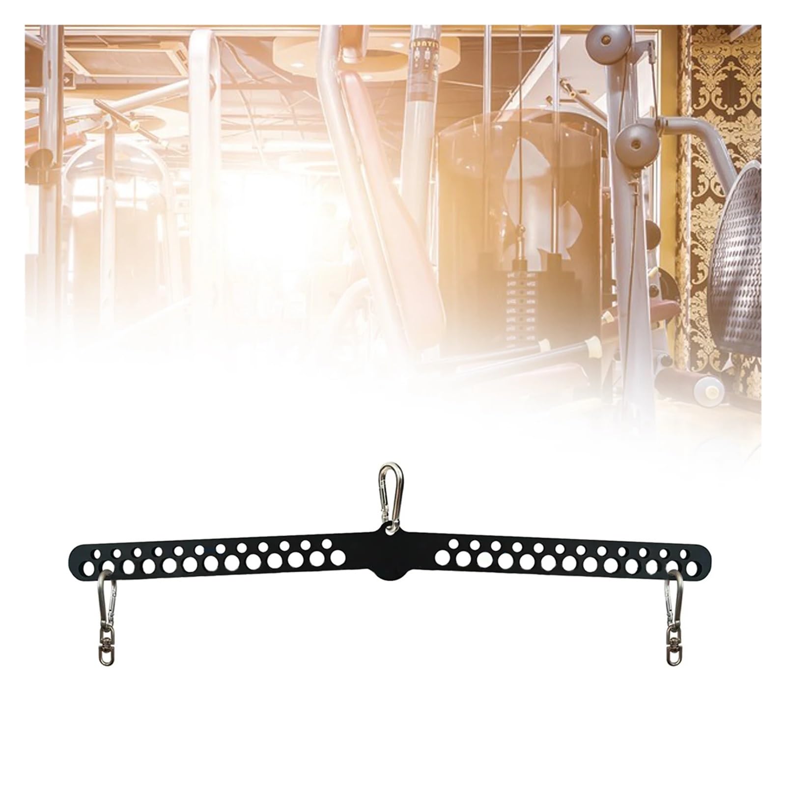 Barra per Lat Pull Down Accessori for file di cavi con barra a T Lat Pull Down Accessori for allenamento fitness Barra di sollevamento multi-grip for macchina for cavi da palestra domestica(77cm)