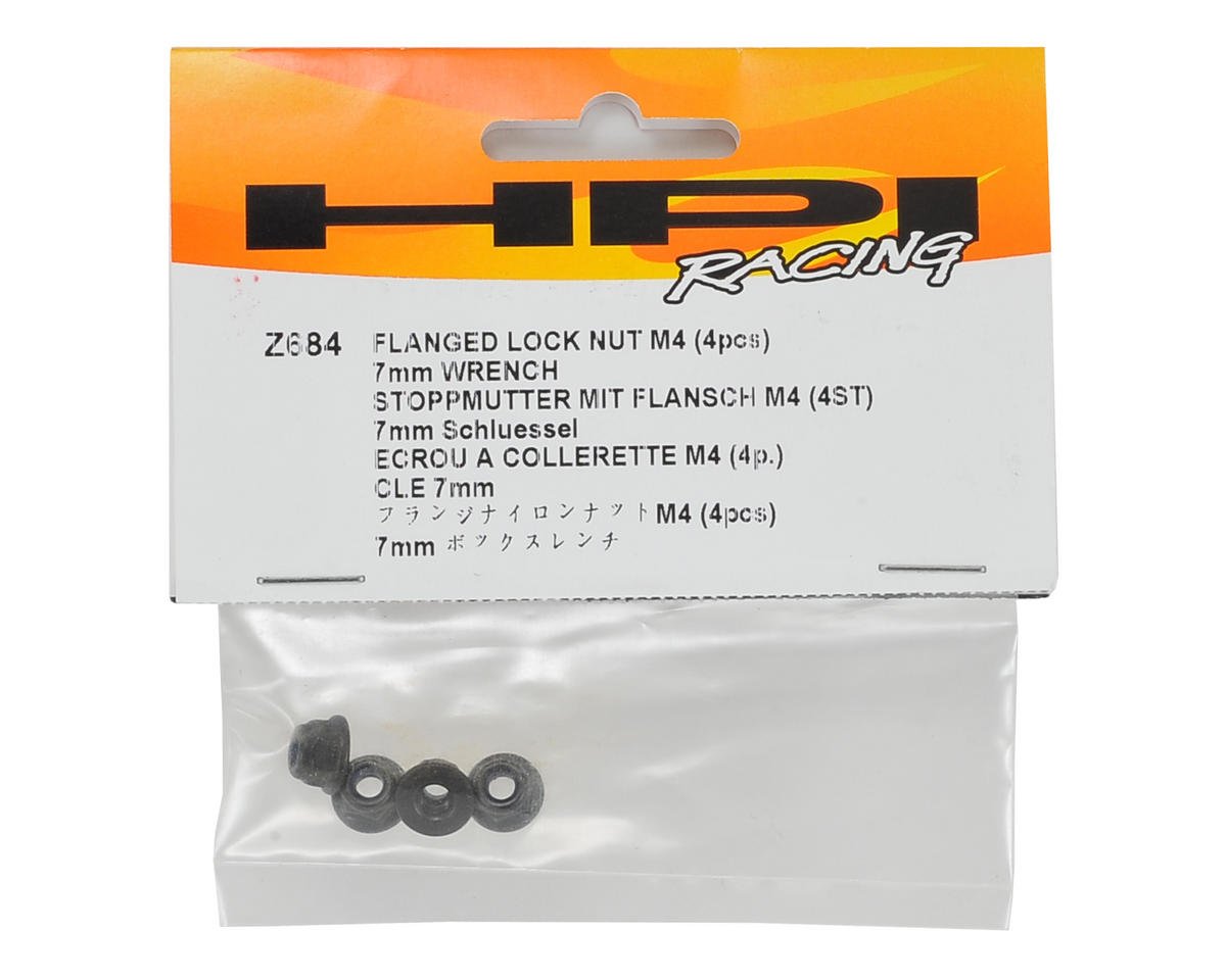 HPI Racing Z684 Flange M4 Lock Nut : Amazon.ca: Toys & Games