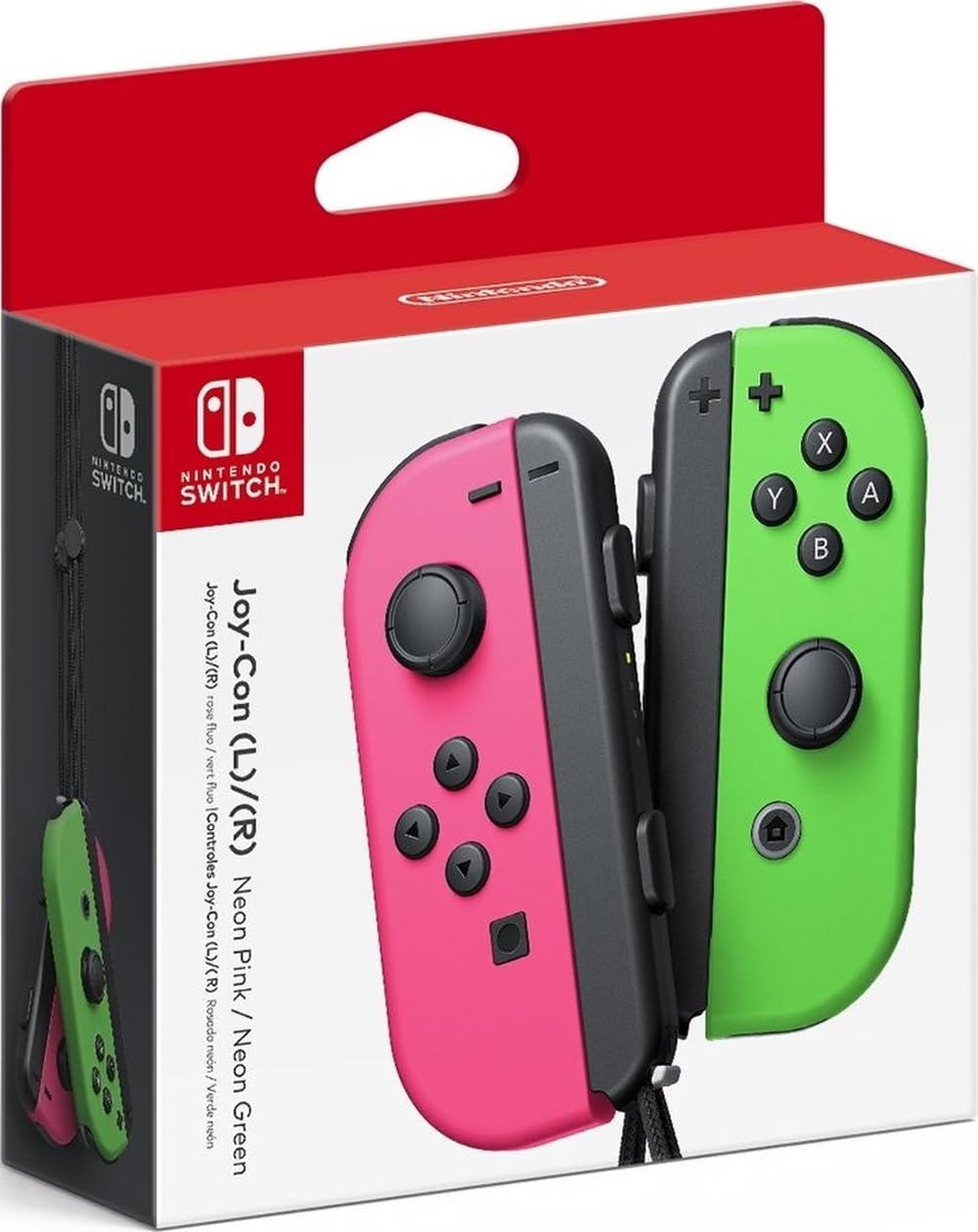 Amazon.com: Nintendo Joy-Con (L/R) - Neon Pink/Neon Green : Video