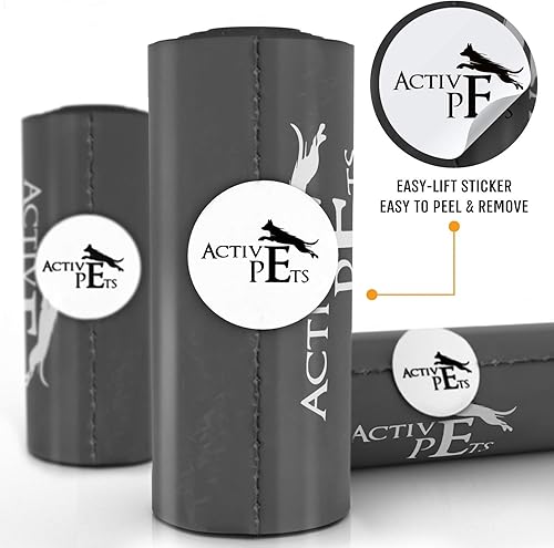 Miniatura 4 de Active Pets Bolsas de basura para perros extra gruesas con aroma a lavanda, a prueba de fugas y fáciles de rasgar para eliminar excrementos