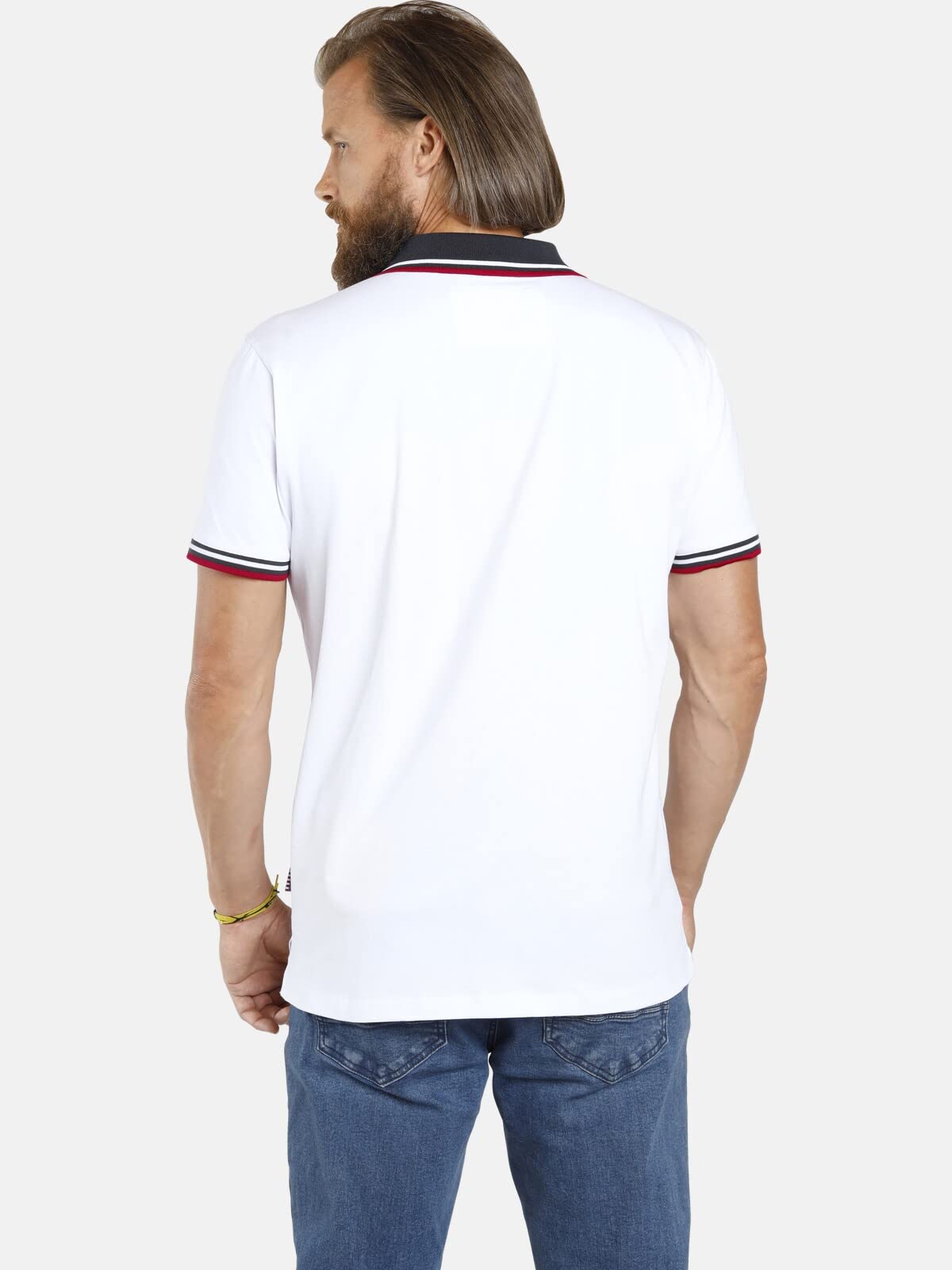 Jan Vanderstorm Herren Doppelpack Poloshirt Johan | 2er-Pack kurzarm Polo-hemd aus reiner Baumwolle, hochwertige Verarbeitung und klassisches Design, große Größen L-7XL