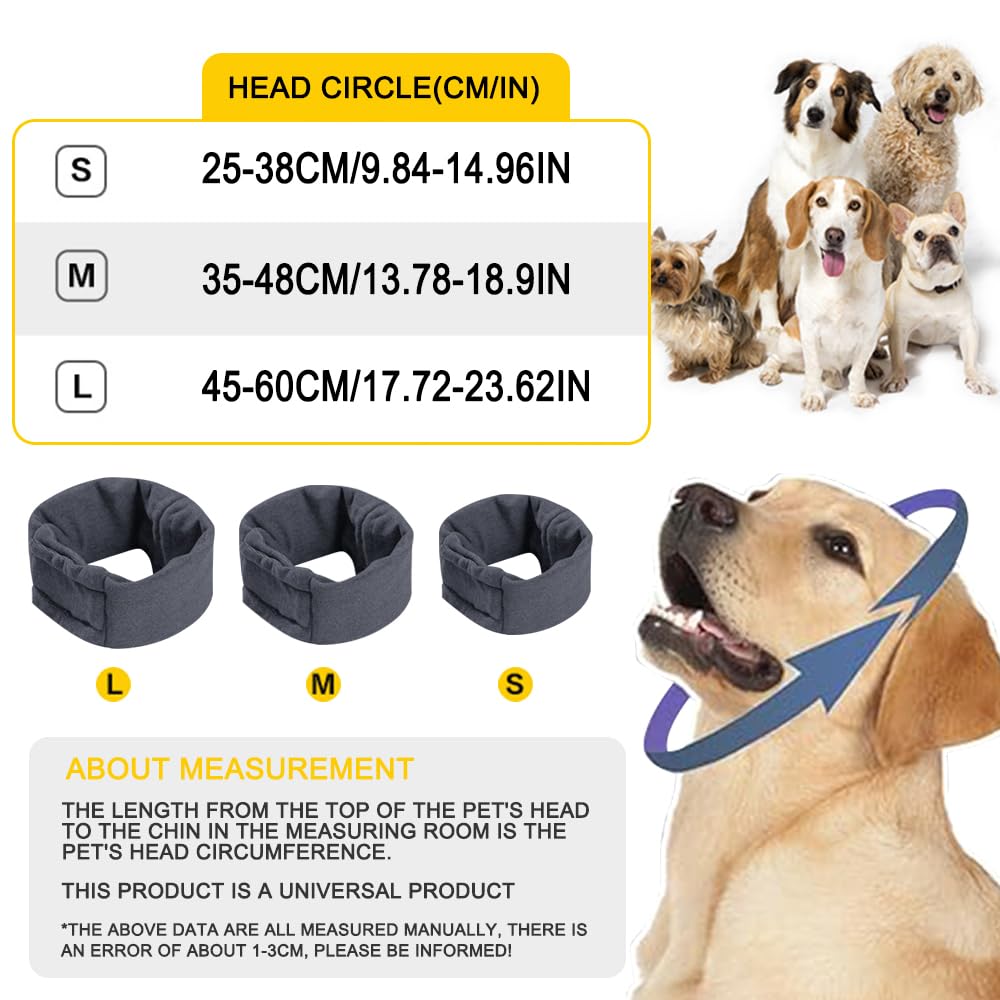 Hunde-Ohrenschutz Aus Polyester – Wärmend, Beruhigend, Verstellbar Mit Klettverschluss