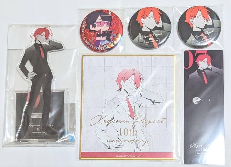 カゲプロ 缶バッジ クリアしおり コンプセット カゲプロ 缶バッジ クリアしおり コンプセット