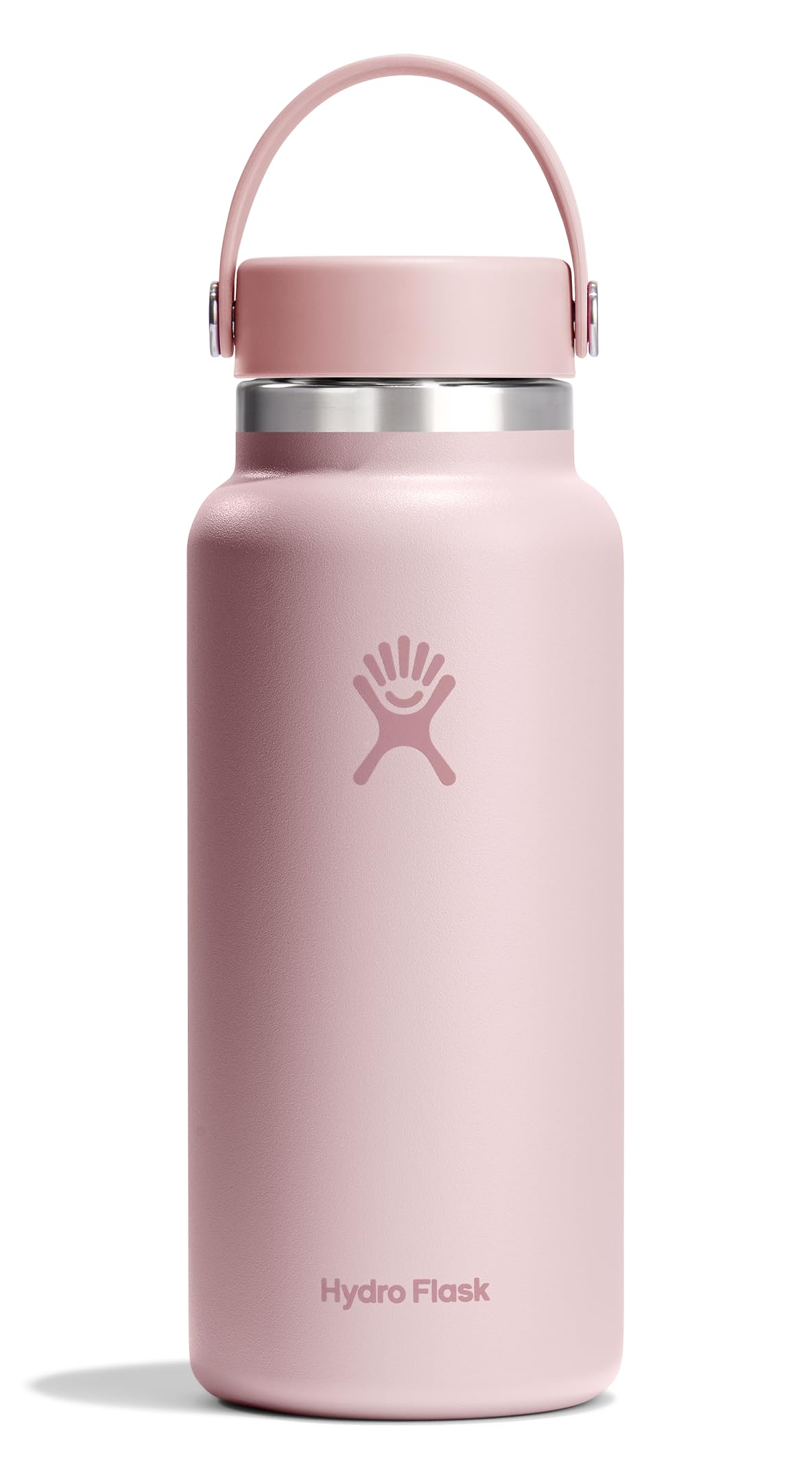 HYDRO FLASK - Wide Mouth Water Bottle 946 ml (32 oz) - Vacuum Insulated Stainless Steel Water Bottle with Leak Proof Flex Cap and Powder Coat - Trillium