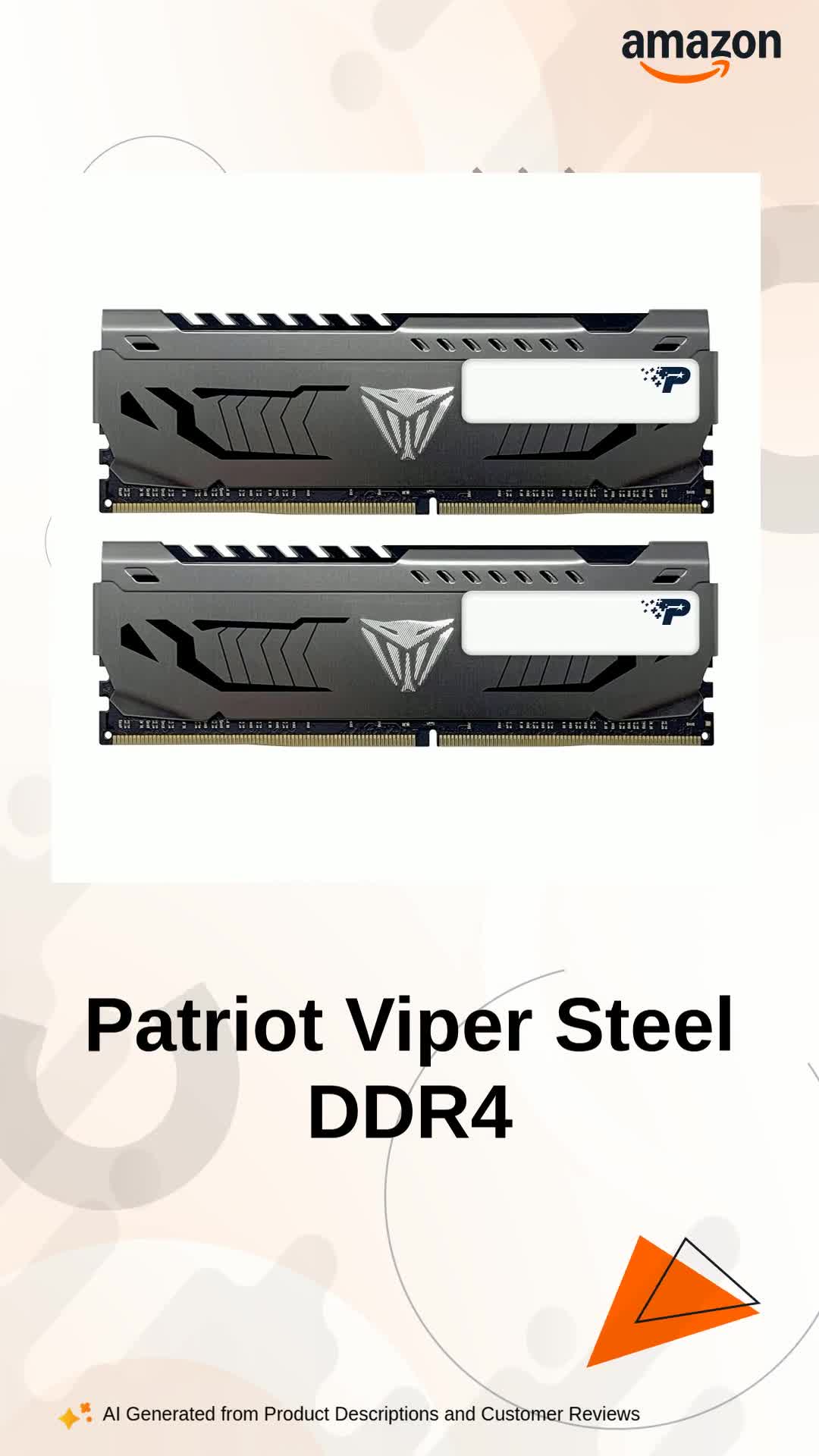 その他 Patriot Viper Steel DDR4 3200MHz 16GB 81XNrcp5BKL._AC_UF1000,