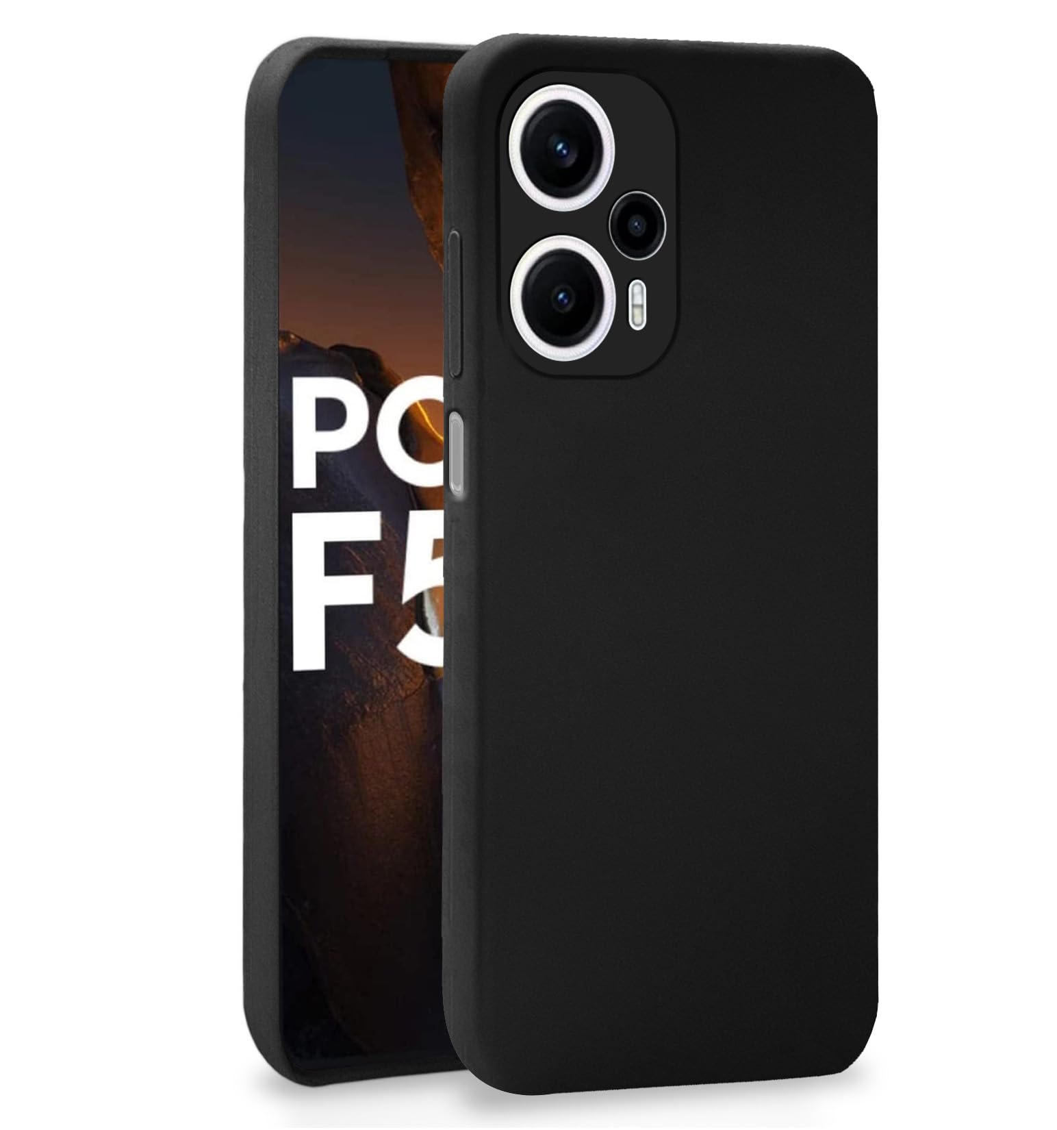 Funkyfits Sleek Black Cloth Silicone Back Cover Case for Poco F5 5G Stylish, Shockproof, and Ultra-Slim with Comfortable Grip (B0DBZ23Y26) Amazon Price History, Amazon Price Tracker