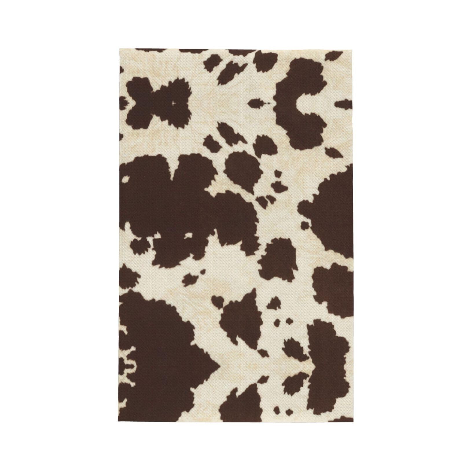 Uusnwaa Cow Fur Print Printed Waffle Microfiber Kitchen Towels