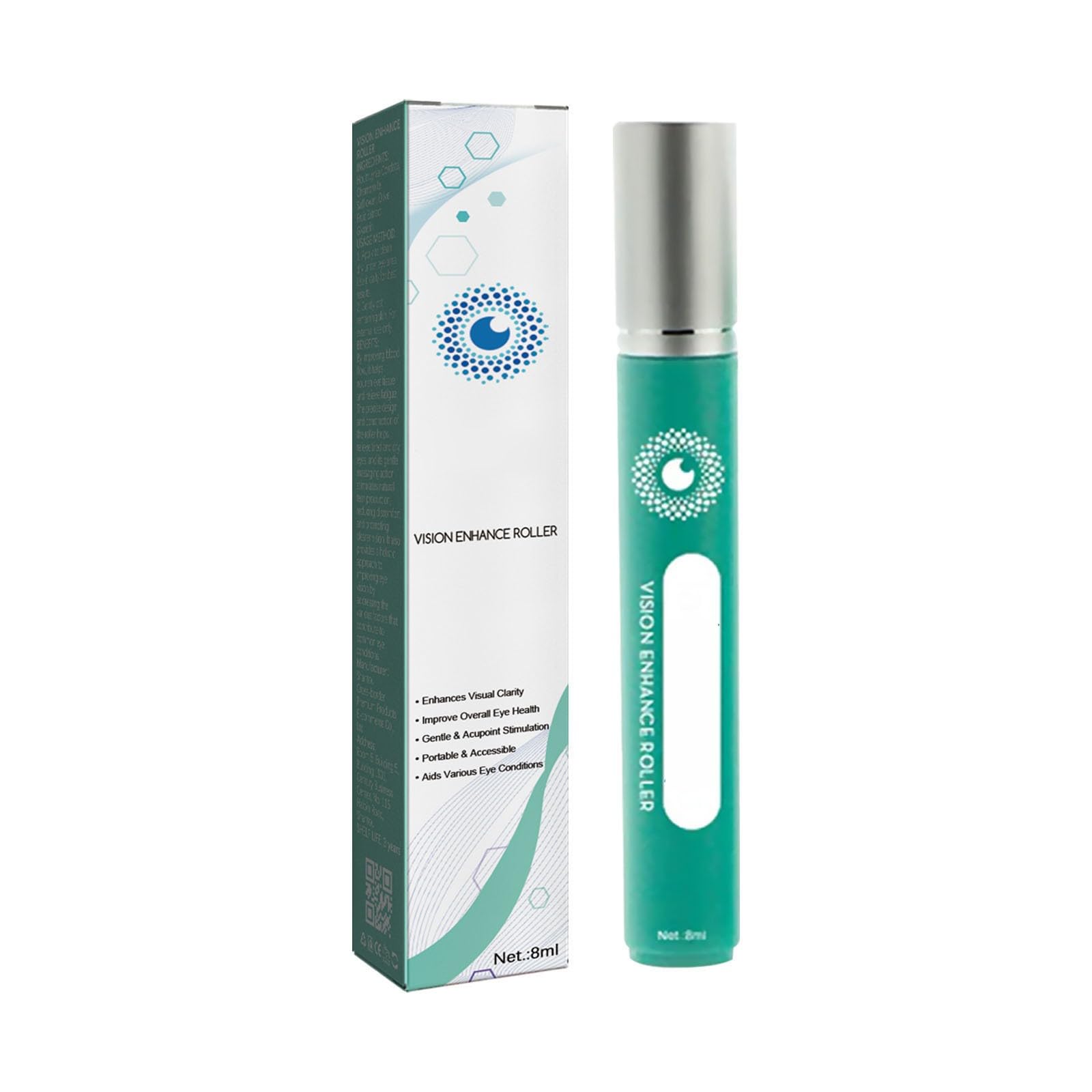 Vision Enhance RollerNourishes Eye Tissue And Reduces FatigueRelieves Tired And Dry Eyes 8ML