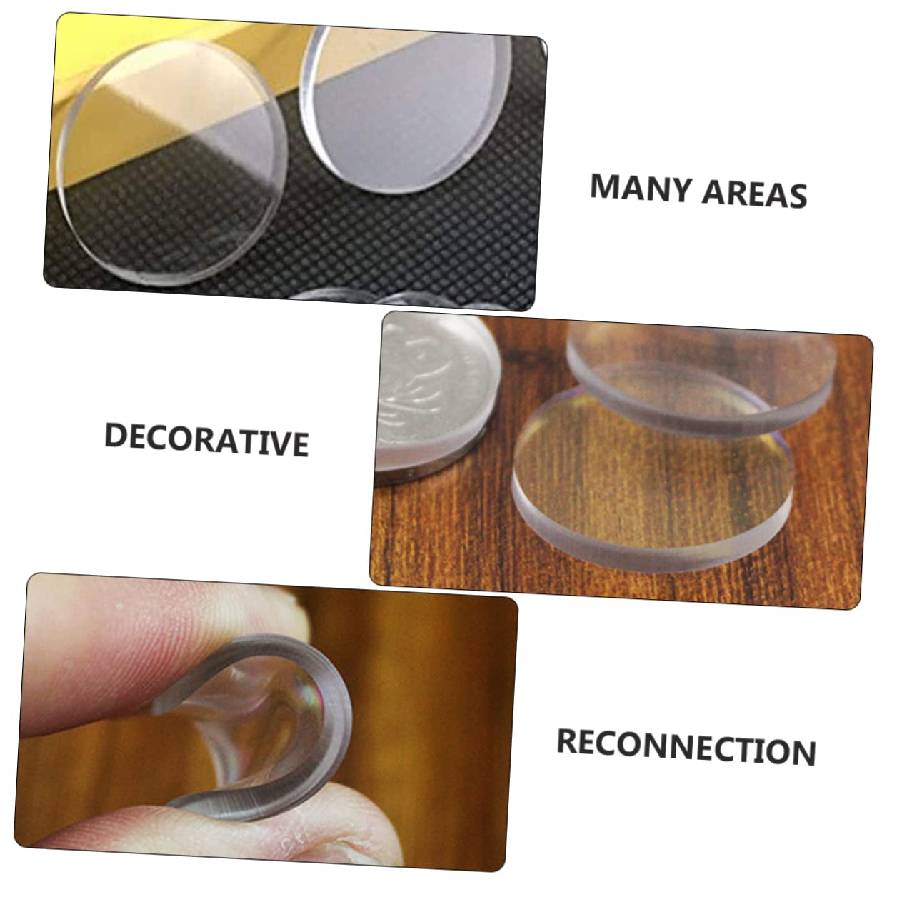 KEQAR 32 Pezzi Antiscivolo Pads, Paracolpi Per Piani In Vetro - Foto 4